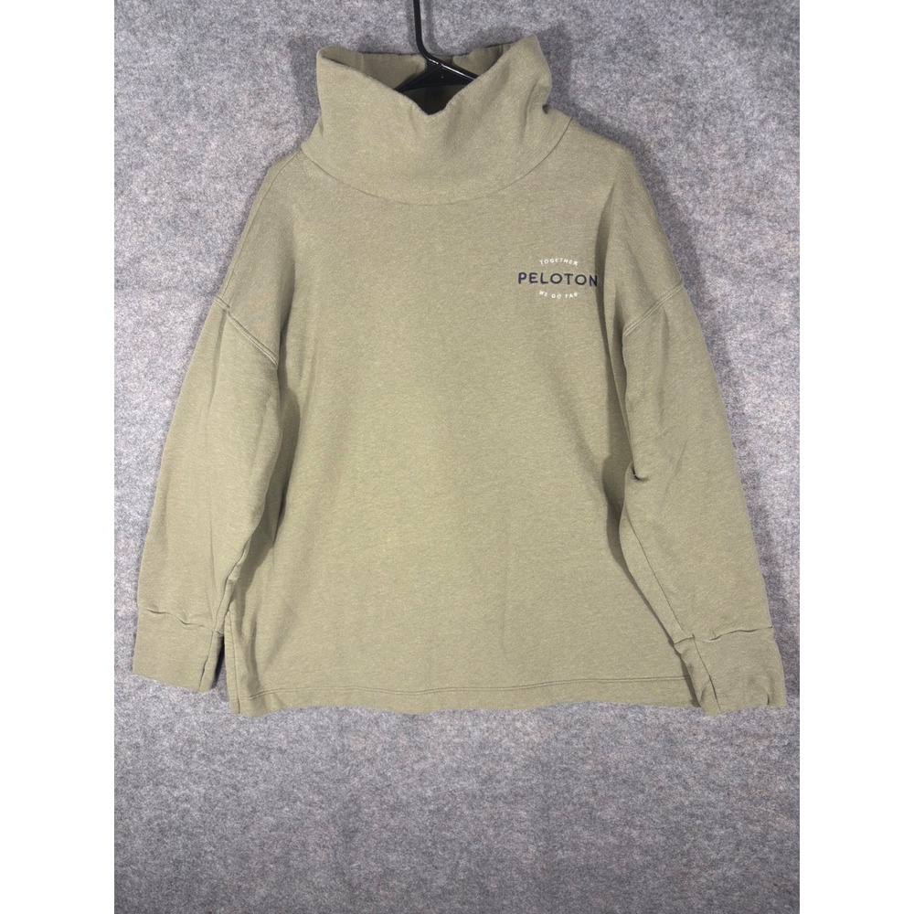 Peloton Together We Go Far Turtleneck Sweatshirt Pullover Size‎ 3X Green
